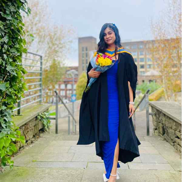 MSc Biomedical Sciences student at graduation