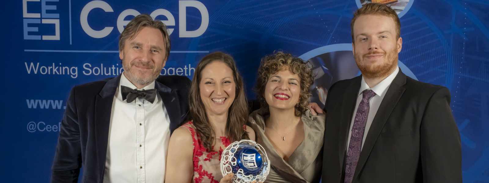 The AMRL & Renewable Parts team with the CeeD Award for Circular Economy