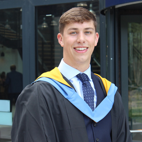 Duncan Ballantyne on his graduation day