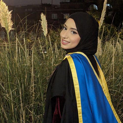Maryam Mohamed on her graduation day