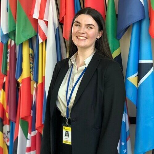 Diplomacy student Mhairi McClafferty