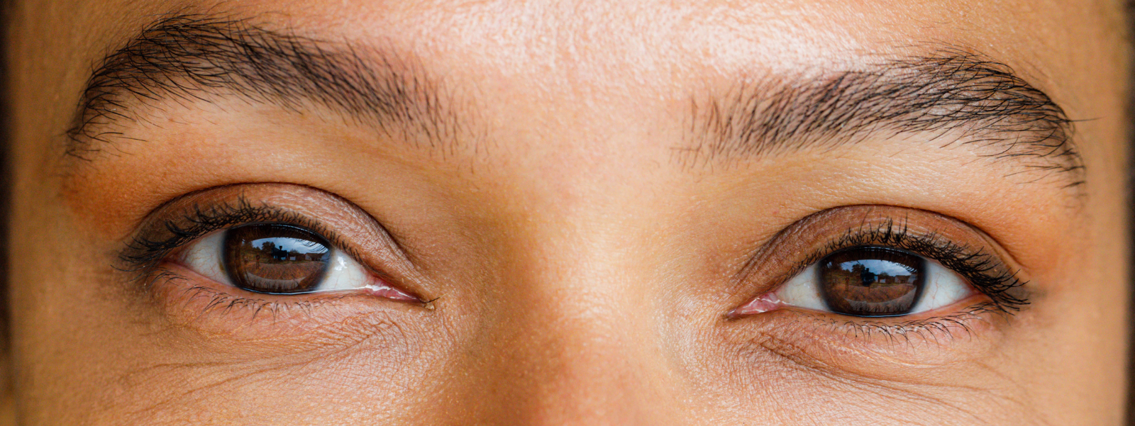 Close up of a woman's eyes