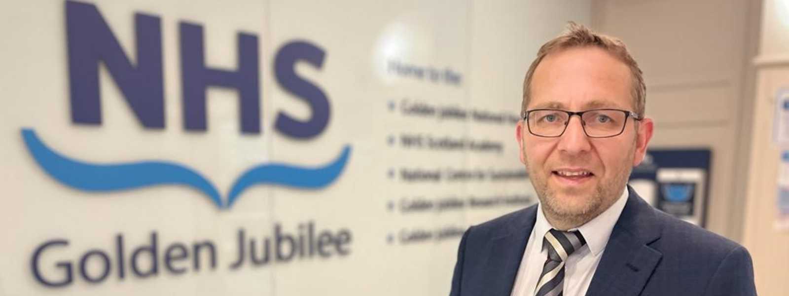 Gordon James, Chief Executive, NHS Golden Jubilee