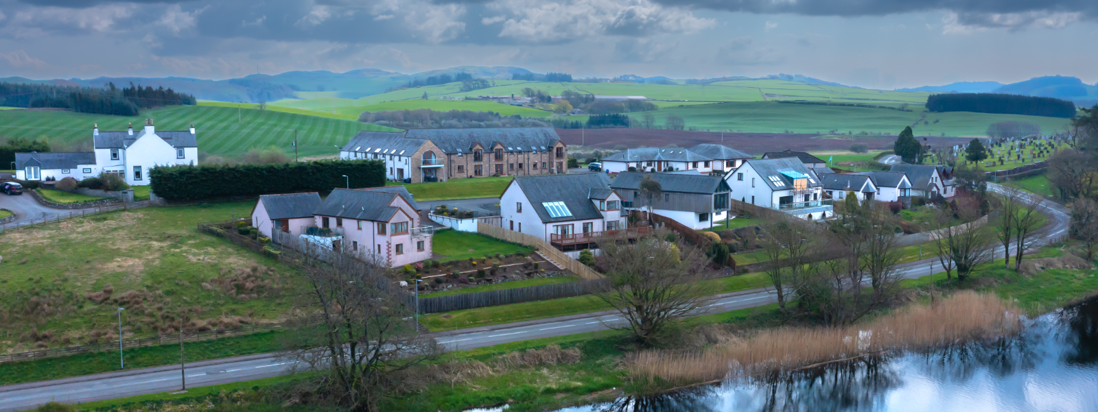 Rural community landscape